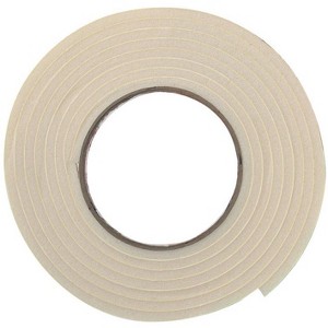 Frost King - Rubber Foam Weather Seal - For Doors and Windows - White - 10 ft. x 0.19 in. - 1 of 1
