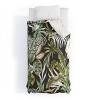 Deny Designs Marta Barragan Camarasa Dark Watercolor Jungle Comforter and Pillow Sham Set Green - 2 of 4