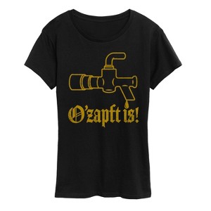 Women's - Instant Message - Oktoberfest Ozapft Is Short Sleeve Graphic T-Shirt - 1 of 4
