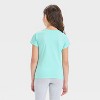 Girls' Mickey and Minnie Snacks Short Sleeve Graphic T-Shirt - Green - 2 of 3