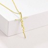 Faith Cross Necklace for Women, Sterling Silver with Birthstone, Fashionable and Exquisite Daily Wear - 2 of 4