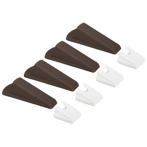 Unique Bargains Rubber Durable Sturdy Non-slip Door Stop with Storage Box - 1 of 4