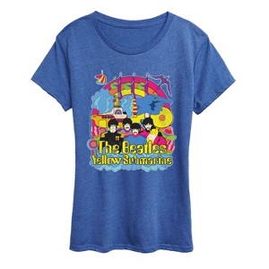 Women's - The Beatles - Vintage Yellow Submarine Short Sleeve Graphic T-Shirt - 1 of 4