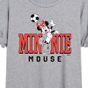 Women's - Disney - Minnie Name Soccer Oversized Graphic T-Shirt - 2 of 4