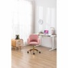 Vynxaria Modern Accent Chairs for Vanity or Office - Adjustable Height & 360° Swivel, Multiple Colors - 3 of 4
