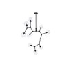 Elegant Lighting Cavoli 9 - Light Chandelier in  Black - 2 of 4