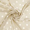 Elerevyo Women's Satin Polka Dots Square Contrast Color Silky Neck Scarves 27.6" 1 Pc - 4 of 4