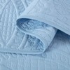 FIONECA Oversized 3 Piece Quilted Bedspread Set Includes Bedspread Matching Shams For Versatile Bedroom Styling - 3 of 4