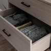 GlasFlength Decorative Storage Cabinets Drawer Chest Simple Clean Style Stores Sundries Easily Fits Living Room Hallway, Brown, 27.56"*15.59"*39.09" - 3 of 4