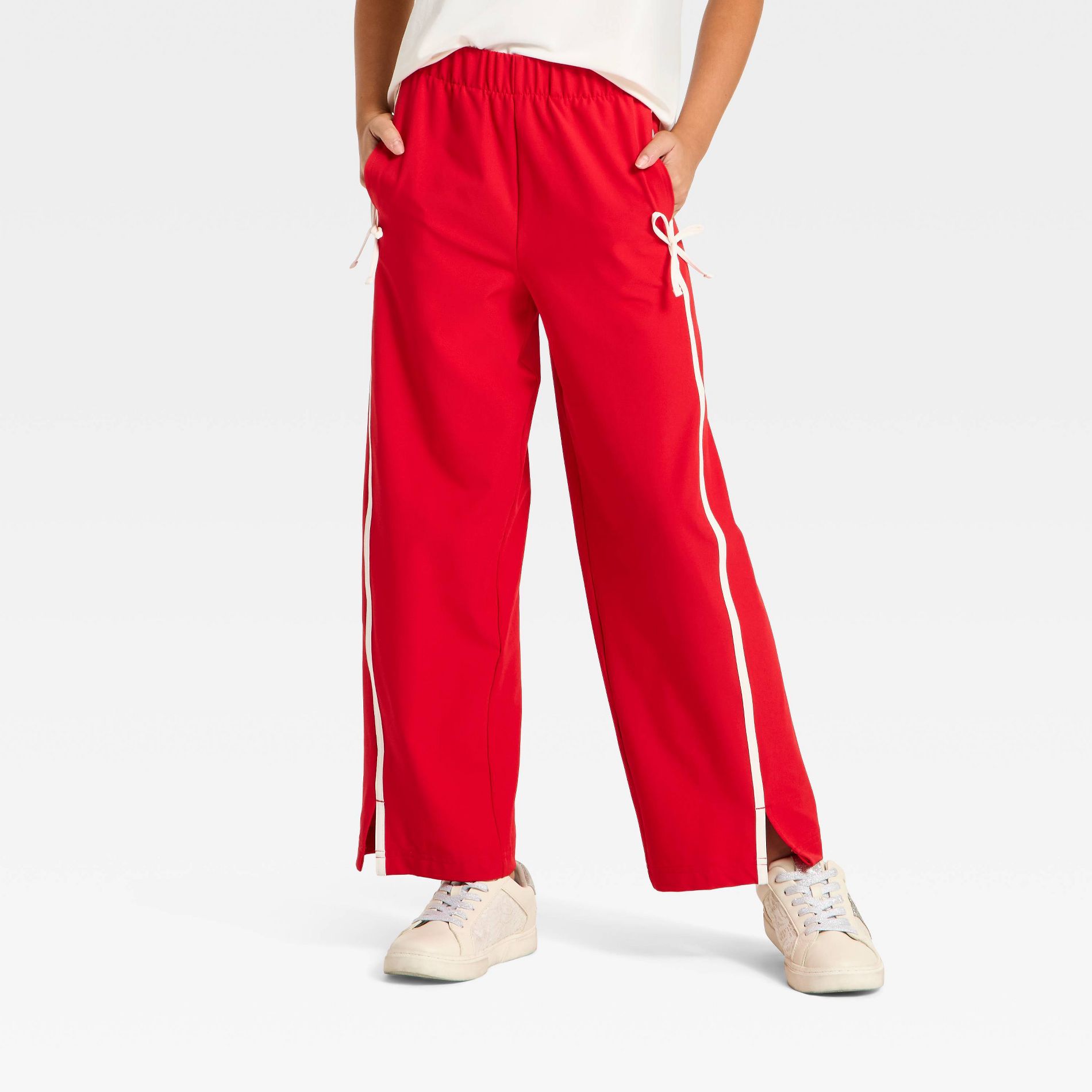 Girls' Piped Bow Track Pants - All In Motion™