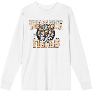 Vintage Sport West Side Tigers Adult Crew Neck Long Sleeve Tee - 1 of 2