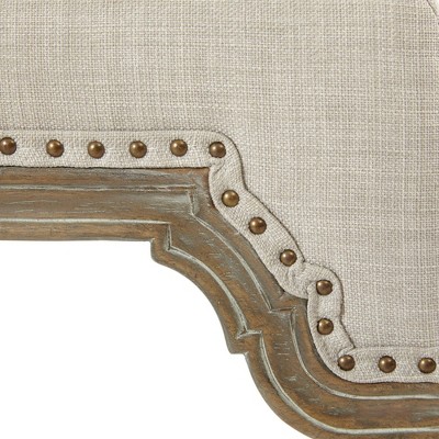 Elegant Farmhouse Grey Wood and Metal Counter Stool