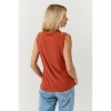 WEST K Women's Maris Cowl Neck Sleeveless Blouse - 3 of 4