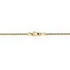 Black Bow Jewelry 1.3mm 10k Yellow Gold Diamond Cut Solid Rope Chain Necklace - 4 of 4