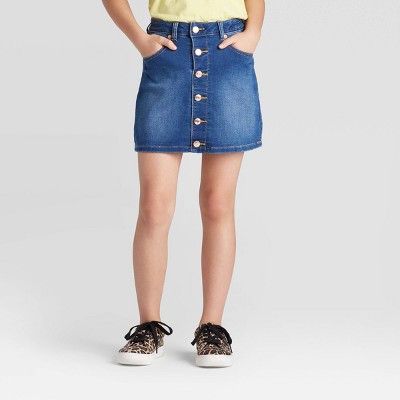 white jean skirt target