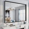 Apmir High-Strength Tempered Glass and Aluminum Alloy Framed French Cleat Mounted Wall Decor Bathroom Vanity Mirror with 5-Year Warranty - 4 of 4