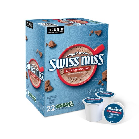 Swiss Miss Milk Chocolate Keurig K-Cup Pods - Hot Cocoa - 22ct : Target