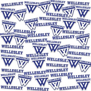 Wellesley College Spirit Logo 50Ct Sticker Packs Miscellaneous 50 Ct. Sticker Pack - 1 of 4