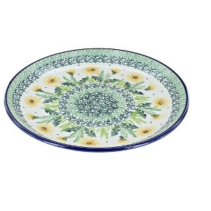 Blue Rose Polish Pottery Ceramika Artystyczna Dessert Plate - 1 of 2