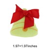 Unique Bargains Christmas Brooches Plush Red Green 2.36"x1.38" 1 Pc - 3 of 4