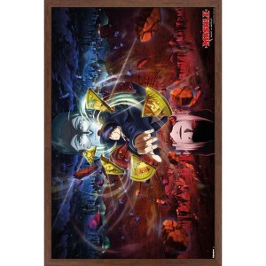 Trends International Mashle: Magic & Muscle (2023) - Vision of Chaos Horizontal Framed Wall Poster Prints - 1 of 4