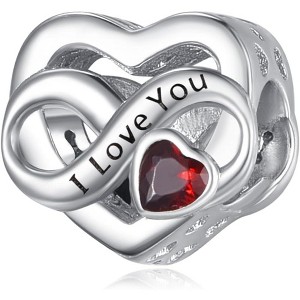 Sterling Silver Dangle Charm Beads for Women - DIY Pendants for Bracelets & Necklaces, Jewelry Gifts - 1 of 4