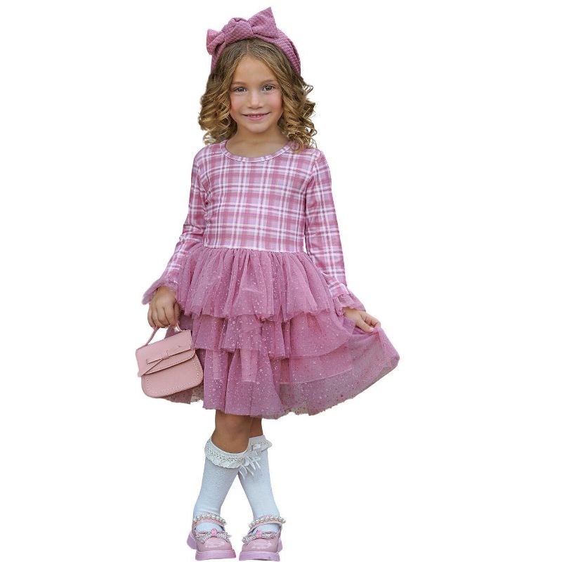 Girls Picture Perfect Falling Leaves Tutu Dress - Mia Belle Girls, 1 of 7