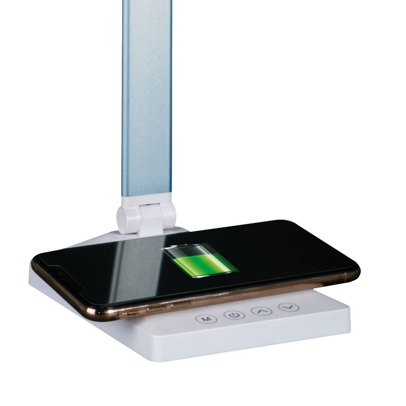 Entice Desk Lamp with Wireless Charging (Includes LED Light Bulb) - OttLite, 2 of 7
