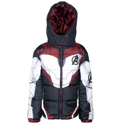 Black Puffer Spider-Man Down Jacket - Jacket Makers