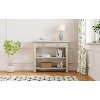 NicBex 1 Drawer Console Table with 2 Open Shelves,Entryway Table with Black Round Knobs,Modern Couch Table for Living Room - 2 of 4