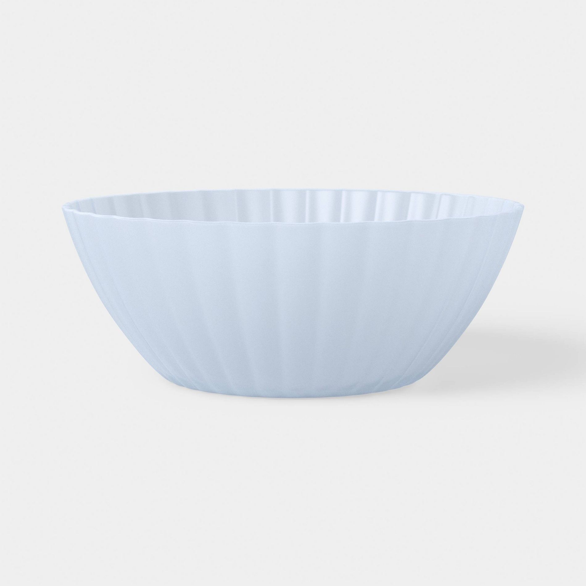 PolyPro Fluted Translucent Cereal Bowl Blue - Room Essentials™