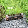 Sunnydaze Polyresin Decorative Outdoor Raised Rustic Log Planter for Garden, Patio, Deck, Yard, Porch and Balcony - 35" W - Brown - 4 of 4