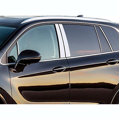 QAA is Compatible with 2016-2020 Buick Envision 10 Piece Stainless Pillar Post Trim PP56583