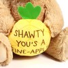 BenBen Shawty U Fine Teddy Bear, Gifts for Her, Women, Girlfriend, Wife, 10" Teddy Bear Stuffed Animal with Pineapple - 4 of 4