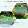 Aoodor Mini Greenhouse with 2 Zipper Doors, Portable Garden Greenhouse with Roll-up Zipper Doors, UV-Protected for Outdoor Plants, 4'x2'x2' - 4 of 4