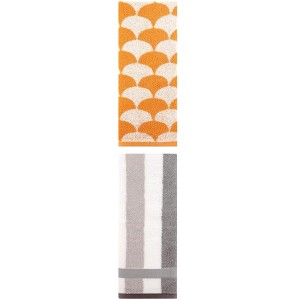 REGALWOVEN Geometric Cotton Soft Absorbent Decorative Hand Towel Set for Bathroom 13" x 29" 2 Pcs - 1 of 4