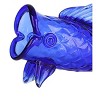 Beachcombers Blue Thin Glass Fish Vase - 2 of 3