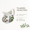 Spode Stafford Blooms Porcelain Creamer Pitcher, Small Pitcher- 8-Ounce, Cream Pitcher Perfect for Modern and Classic Settings - 3 of 4