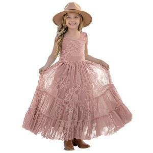 2Bunnies Rose All-Lace Zip Back Flower Girl Dress - 1 of 4