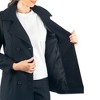 Alpine Swiss Emma Women's Wool Peacoat – Double-Breasted 3/4 Length Overcoat, Stylish & Warm Blazer for Fall & Winter - 4 of 4