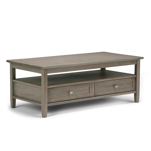 48 Moreno Solid Mango Wood Lift Top Coffee Table Natural - Wyndenhall :  Target