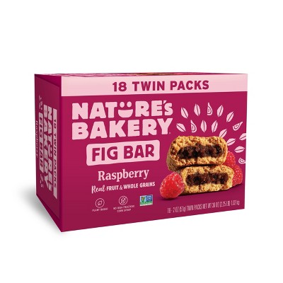 Nature&#39;s Bakery Raspberry Fig Bar - 18ct