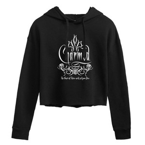 Women's - Charmed - The Power of Three Will Set You Free Cropped Graphic Hoodie - 1 of 2
