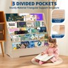 5-tier Kids Bookshelf, Wooden Children Book Rack, Multi-Functional Toddler Bookshelf,Magazine Storage & Display Shelf - 3 of 4