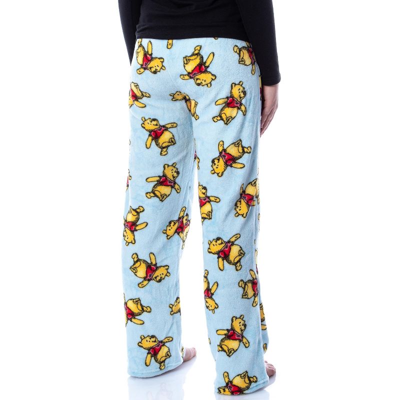 Disney Women's Winnie The Pooh Sketch Toss Print Loungewear Pajama Pants, 4 of 5