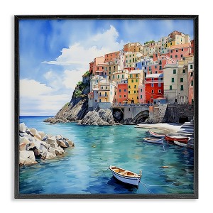 Stupell Industries Cinque Terre Port, 24" x 24" - 1 of 4