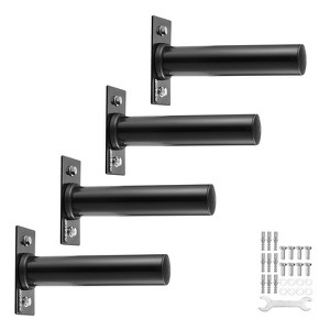 VEVOR Wall Mounted Weight Plate Holder, Weight Rack Storage for 2-Inch Weight Plates, 330 lbs Load Capacity Weight Storage Rack - 1 of 4