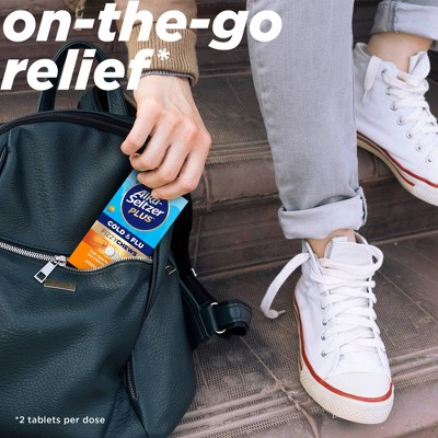 Orange Flavor Cold & Flu Fizzy Chewable Tablets