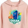 Women's - Disney - Ocean Here We Come Cropped Graphic Hoodie - 2 of 3