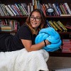 Cuddle Ball Sensory Pillow - Blue - 2 of 4
